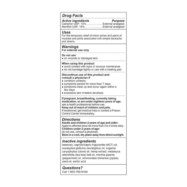 1.4oz Medic Back & Neck Pain Relief Ointment | Charlotte's Web