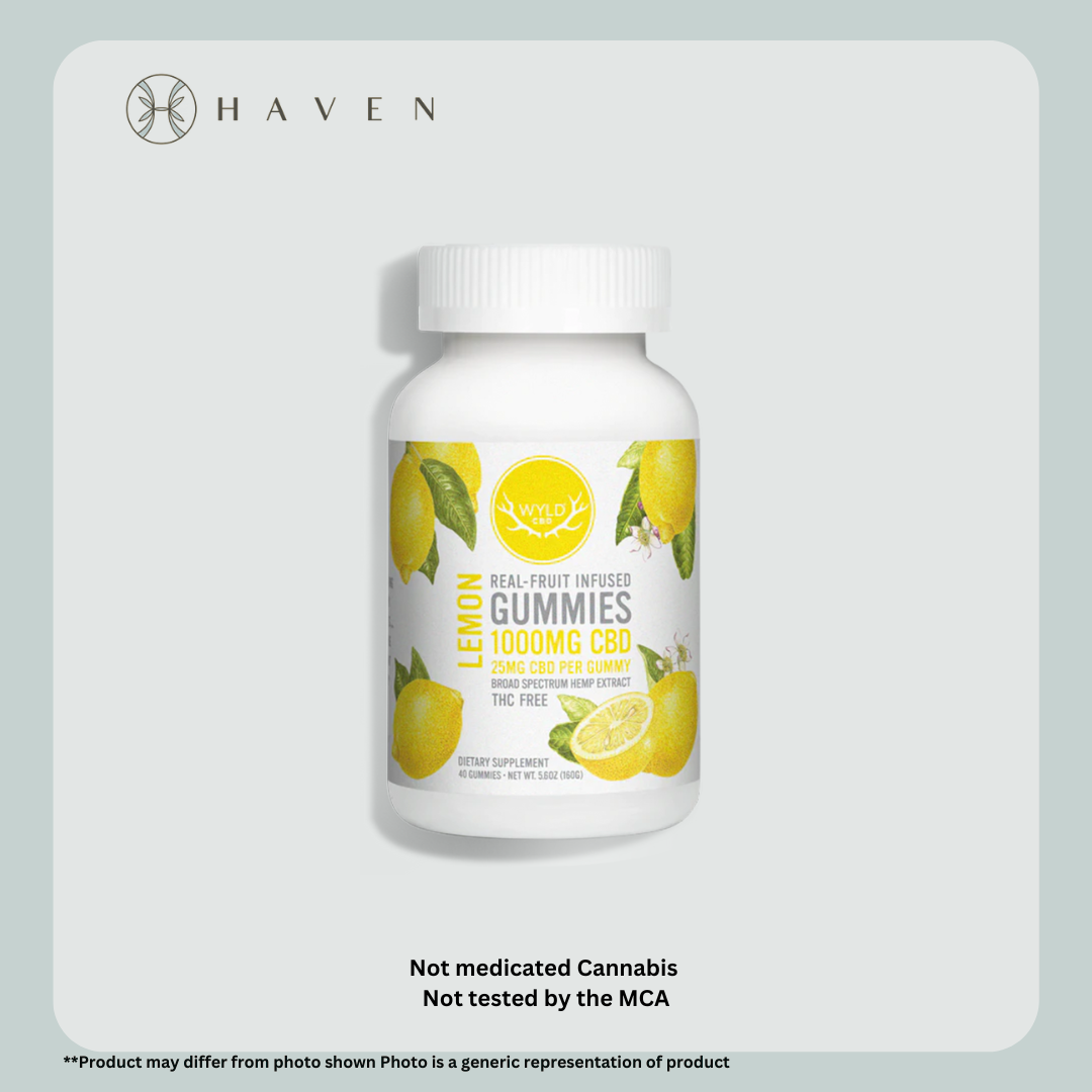 25mg Lemon (10pk gummies) | Wyld CBD