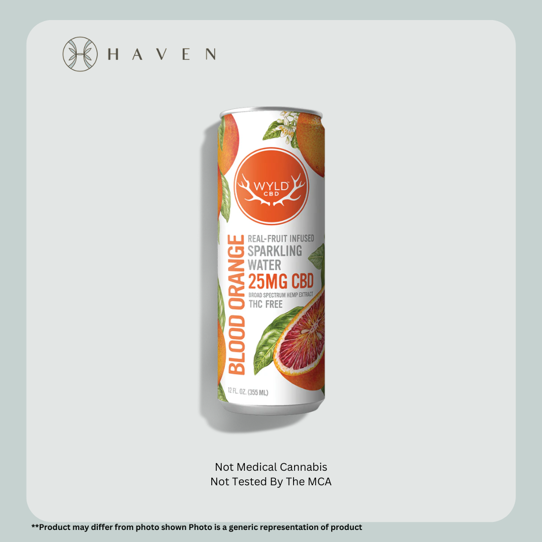 25mg Blood Orange Sparkling Water | Wyld CBD