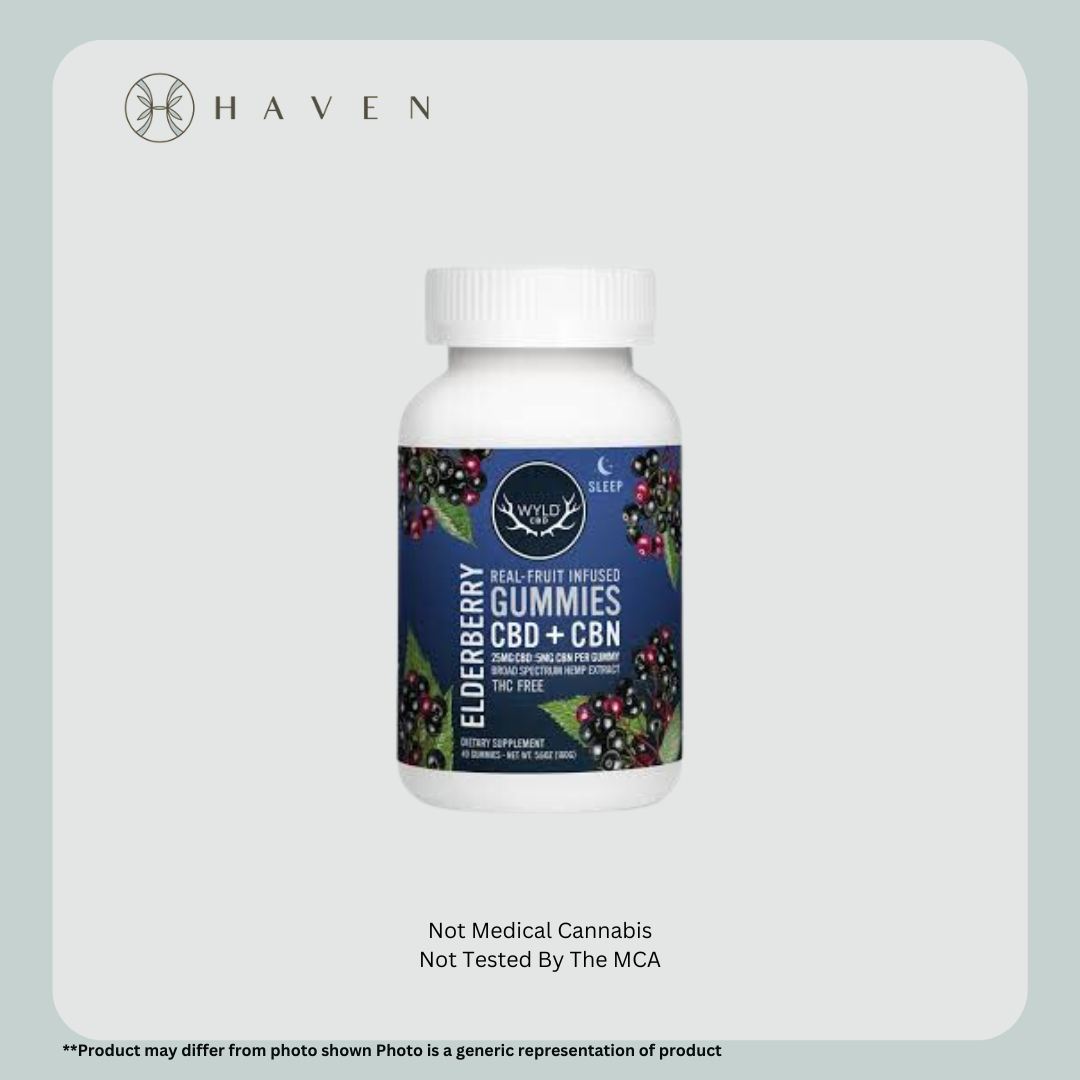 5:1 Elderberry 250mgCBD:50mgCBN (gummies) | Wyld CBD