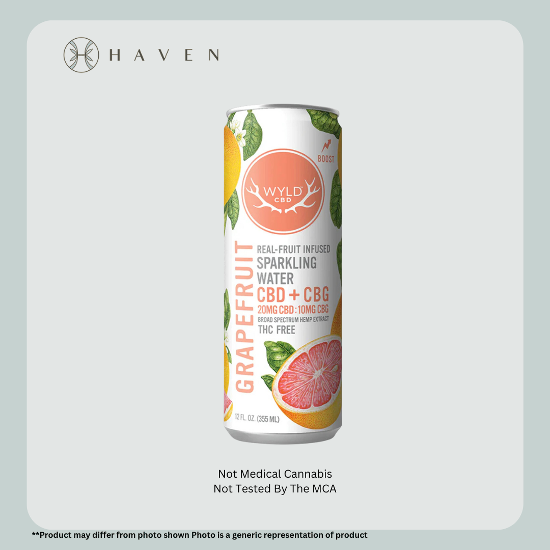 20mgCBD:10mgCBG Grapefruit Sparkling Water | Wyld CBD