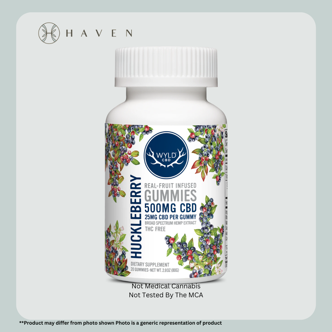 25mg Huckleberry (10pk gummies | Wyld CBD