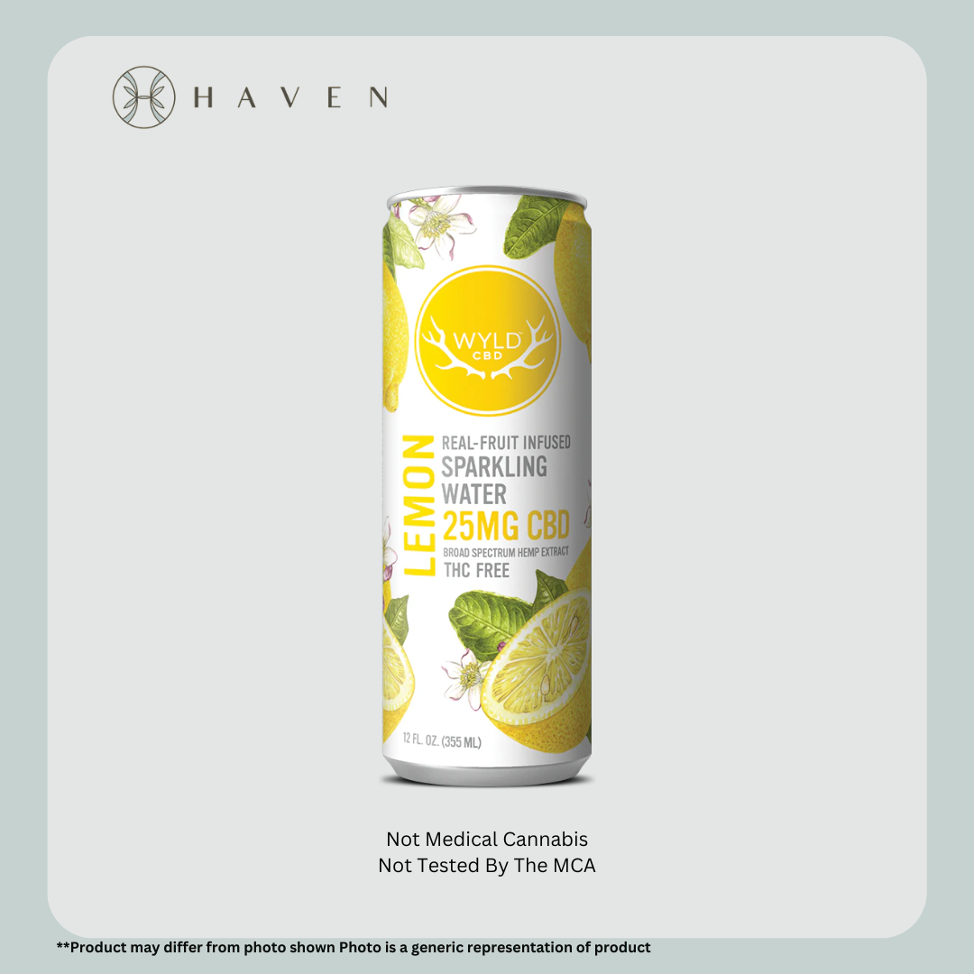 25mg Lemon Sparkling Water | Wyld CBD