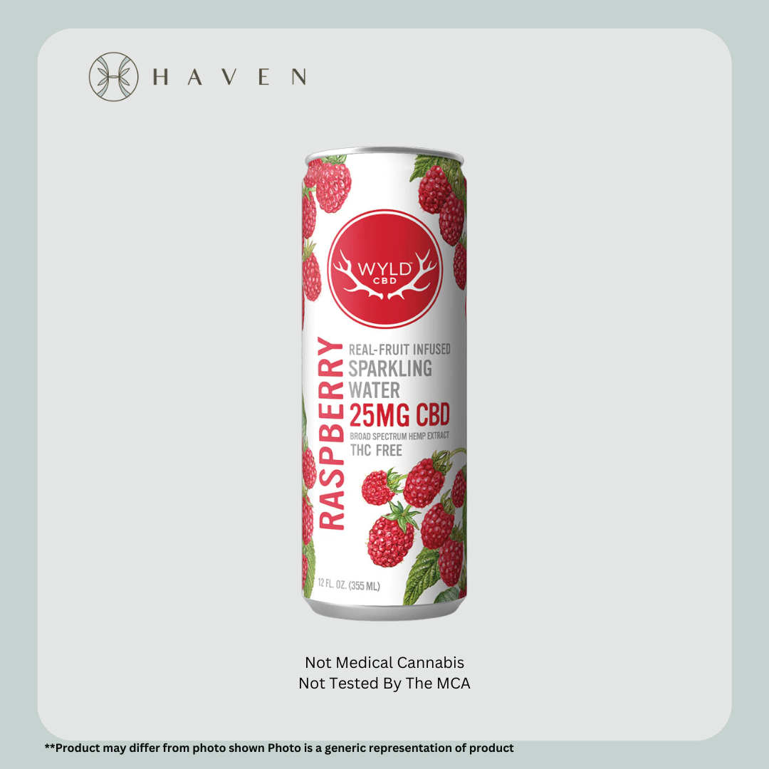 25mg Raspberry Sparkling Water | Wyld CBD