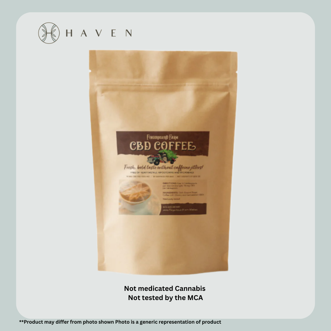 CBD 1/2 Pound Ground Coffee (20mg CBD per Serving)