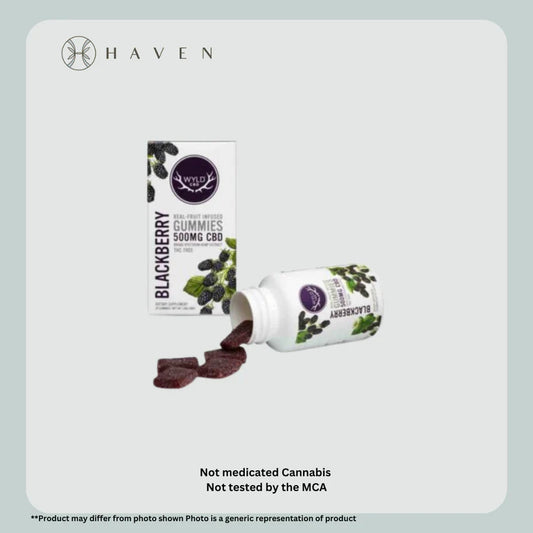 25mg Blackberry (20pk gummies) | Wyld CBD