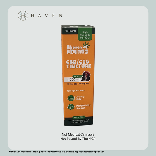 Hippie Hounds 1:1 CBD/CBG Dog Tincture
