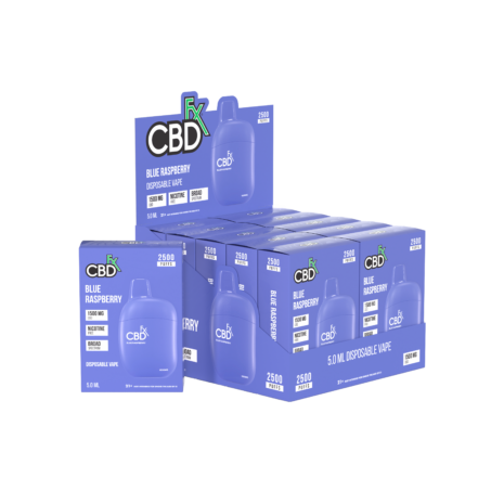 1500mg Blue Raspberry CBD Disposable Pen